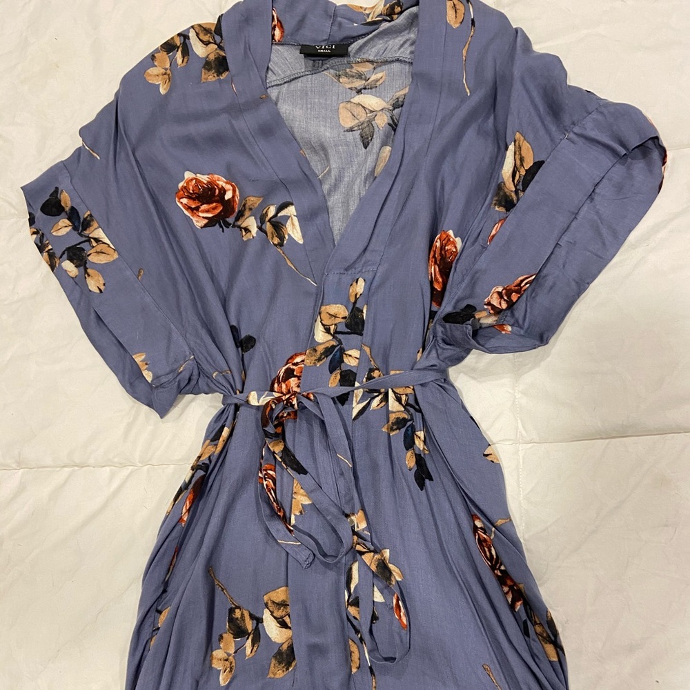 Blue/Grey Kimono Dress